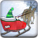 圣诞节雪橇车大赛
