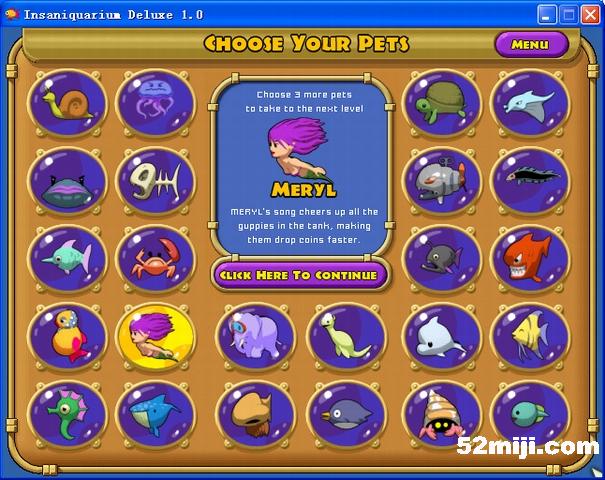 《怪怪水族箱》攻略（图）|Insaniquarium Deluxe